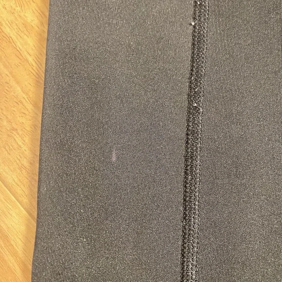 Adidas Climalite Leggings Side Pocket Women's Small Black White Stripe - Picture 7 of 11